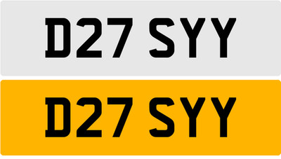 D27 SYY DAISY DAISYS DESSY 3X3 OLD D REG PRIVATE REGISTRATION CAR NUMBER PLATE