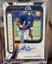 2024 Immaculate Collection-Plaxico Burress Auto /99 Clutch Time New York Giants