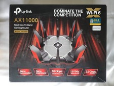 TP-LINK Archer AX11000 Tri-Band Wi-Fi 6 Gaming Router - Black/Red
