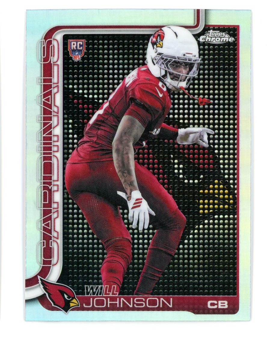 2025 Topps Chrome Lightboard Logo Will Johnson #349 RC
