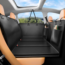 Hard Bottom Dog Car Seat Cover for Back Seat   Waterproof Nonslip Hammock Extend