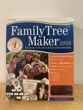 Family Tree Maker 2005 12 Ed PC CD genealogy search build share ancestry