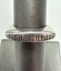 LISA JENKS Sterling Silver  Design Vintage Ring size 5.50 & 6.0gr