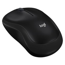 Logitech M185 Wireless Mouse for PC, Laptop, 2.4GHz, USB Mini Receiver - Black