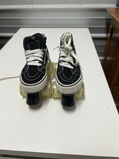 Vasibaen High Top Sneaker Roller Skates Black Suede Canvas Ine Flyers EU 35