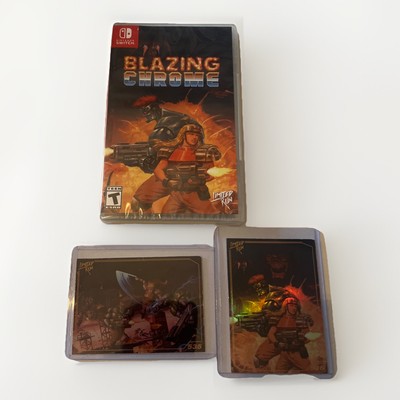 Blazing Chrome für Nintendo Switch   sealed   Limited Edition mit 2 Sammelkarten