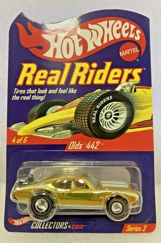 Hot Wheels 2003 9105/10500 RLC Olds 442 New w/Case Real Riders Red Line Club