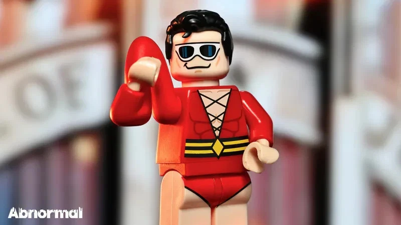 LEGO DC Comics Abnormal Custom Plastic Man Minifigure NEW - Image 3 of 3
