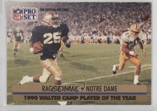 1991 Pro Set Award Winner Rocket Ismail Raghib (Beige Box on Back) #36 td8