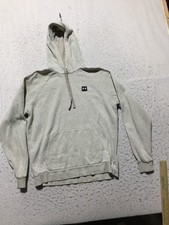 Under Armour Coldgear Hoodie Womens L Large Cream Pocket Hooded