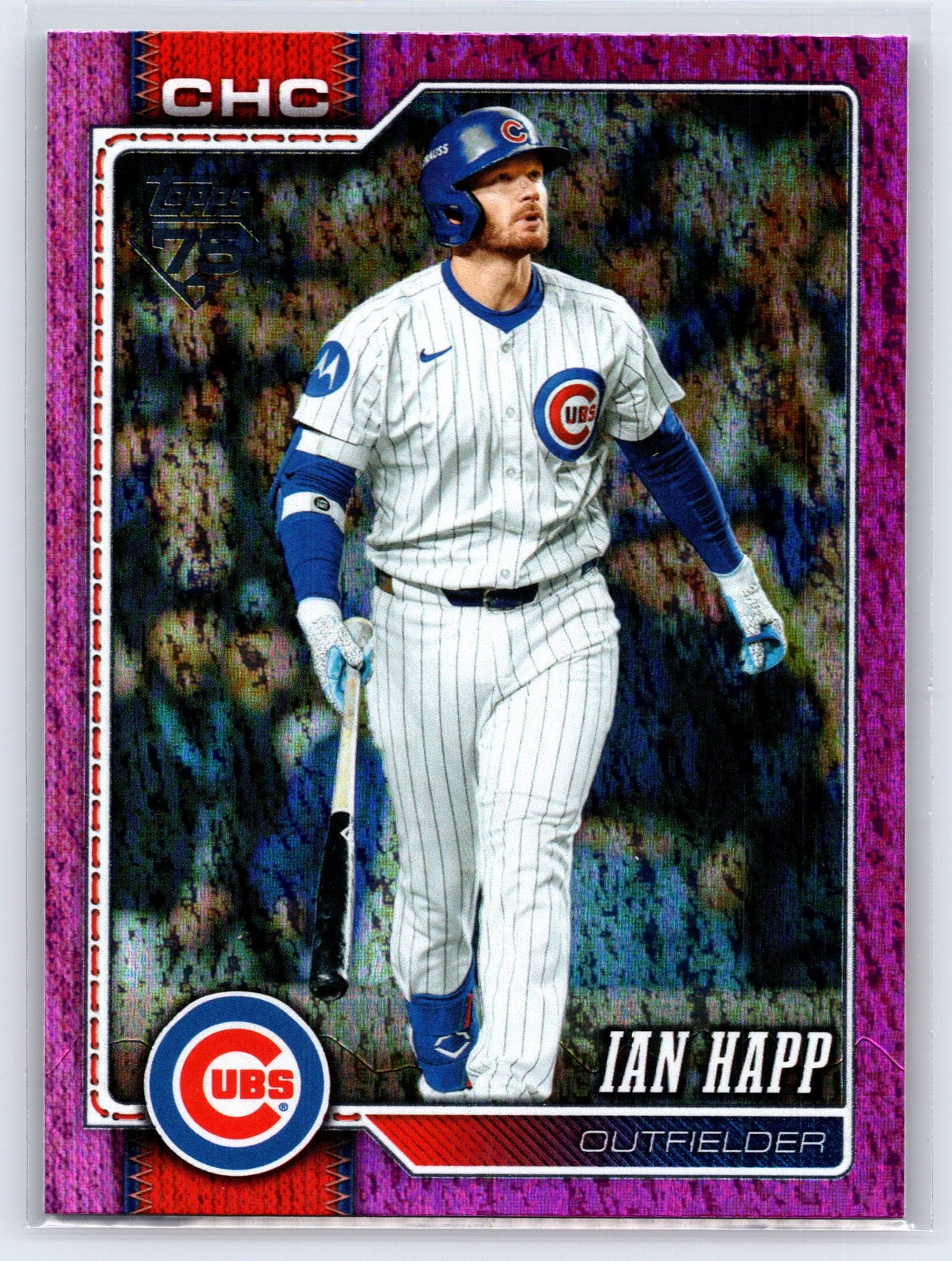 2026 Topps #585 Ian Happ Pink Holo Foil