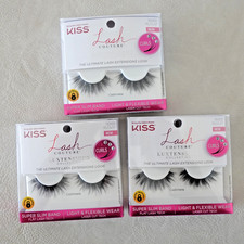 KISS Lash Couture False Eyelashes Luxtensions 3-pack Cashmere