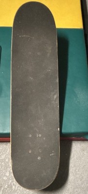Black Complete Skateboard Wood Deck with Trucks and Wheels Manual Power Source