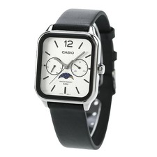 Unused CASIO Classic MTP-M305L-7AV White Leather Men's Watch in Box