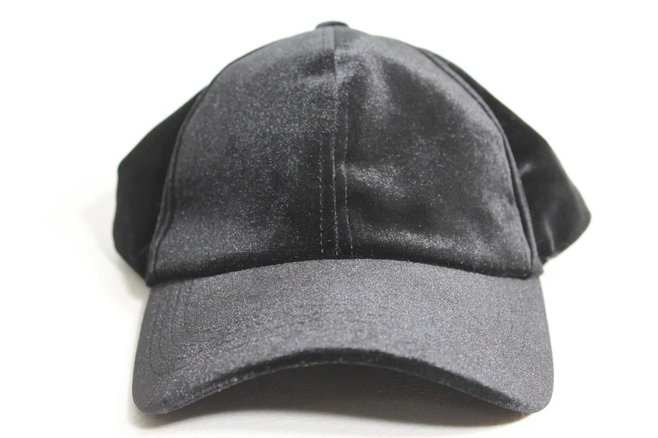 Nuevo con etiquetas Sombrero ajustable estilo terciopelo negro Forever 21 para hombre/mujer Foto 4 de 4