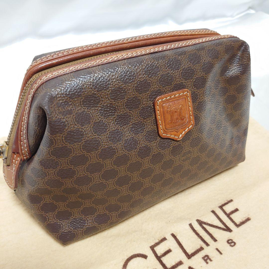 VINTAGE CELINE Macadam ポーチ Celine Vintage Macadam Pattern Pouch /Used++ | eBay
