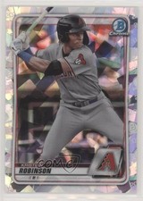 2020 Bowman Chrome Prospects Atomic Refractor Kristian Robinson #BCP-27 fm0