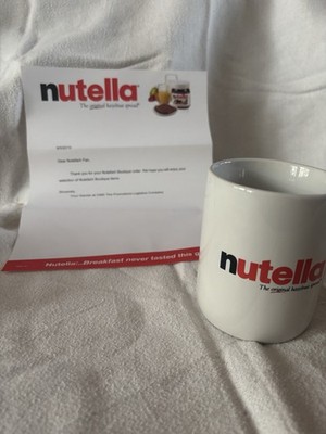 Nutella Mugs Set of 4 New In Original Box Vintage