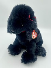 NMWT, Ty Beanie Buddies Gigi Black Poodle Puppy Dog Plush Babies '03 Original