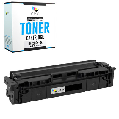 1-PK Replacement 206X Black Toner for HP Color LaserJet Pro M255dn M255dw M255nw