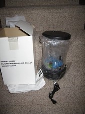 NEW 1 GALLON KIT FILTERED COMPLETE FISH TANK AQUARIUM W FILTER GRAVEL BETTA FISH