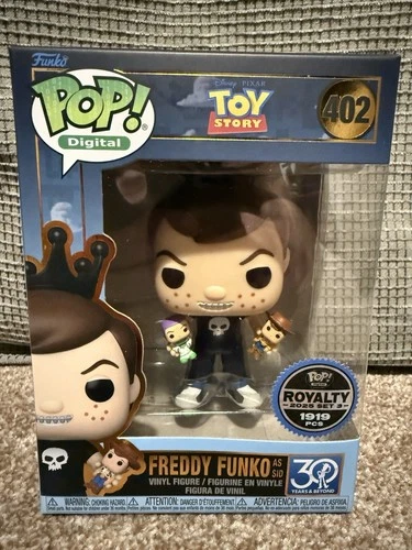 Funko Pop! Digital #402 Toy Story Freddy Funko As Sid LE 1919 W/Protector