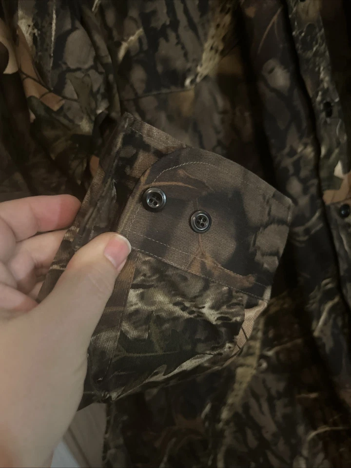 NEW Bear Ridge Shirt Mens XLarge Button Up Collar Camo Camouflage Hunting - Image 4 of 4