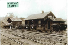 Erie Railroad, Tioga Division, Station (depot) at Morris Run, Tioga Co., PA