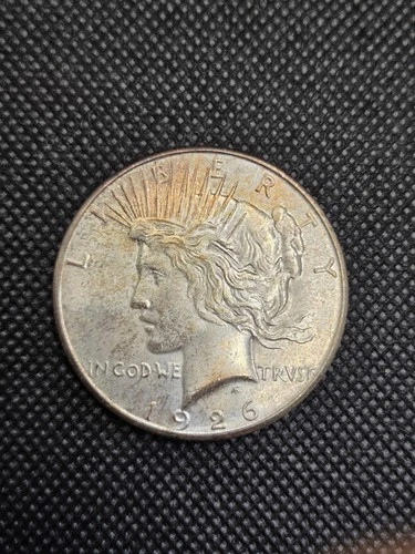 1926 S PEACE DOLLAR SILVER COIN, XF
