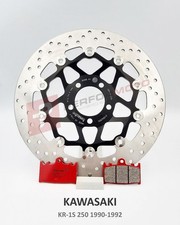 Brembo Serie Oro Front Disc and SA Pads fits Kawasaki KR-1S 250 1990-1992