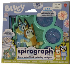 Bluey Spirograph Cyclex 3 In 1 Drawing Activity Set by PlayMonster
