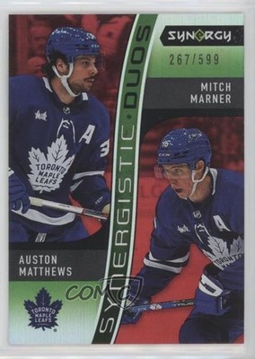 2023 Synergy Synergistic Duos Star-Star Red Auston Matthews Mitch Marner 1t12