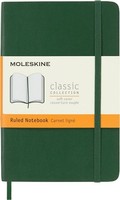 Moleskine - Notizbuch, Hardcover, Liniert, MyrtegrüN, Pocket (10X14 Cm) Neu!!!