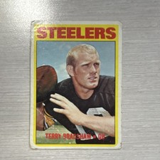 Topps 1972 Terry Bradshaw #150 Pittsburgh Steelers NFL Football Card Base Set