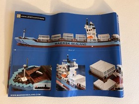 LEGO 10152 2005 Edition Maersk Sealand W/ Box & Instructions VINTAGE RARE