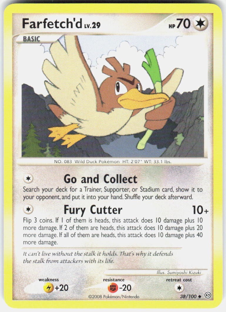 Farfetch'd 38/100 Uncommon Stormfront Pokemon EN NM