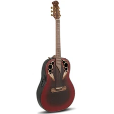 Ovation Adamas I 1687GT-2 Deep Contour Acoustic-electric Guitar - Reverse Red...