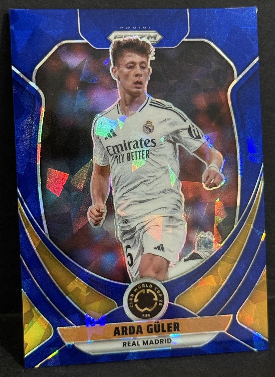 2025 Panini Prizm FIFA Club World Cup Real Madrid Arda Guler Blue