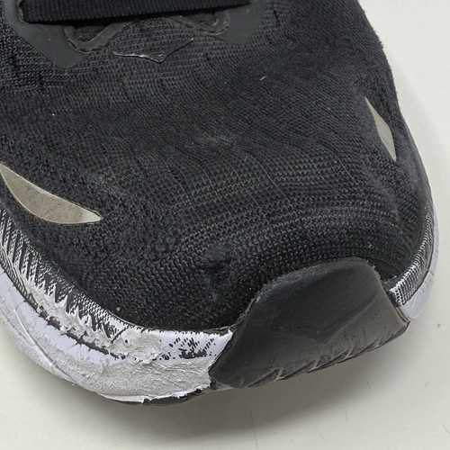 Hoka One One Clifton 8 Shoes Mens 12.5 D Black Mesh Running Sneakers NO INSOLES - Picture 7 of 18