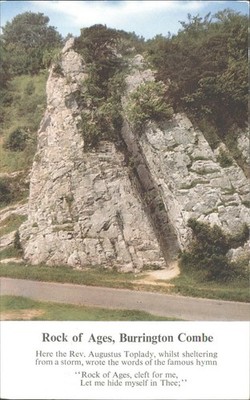 Rock of Ages Burrington Combe England 1977 Postkarte J. Salmon Ltd.