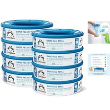 High-Capacity 270 Count Unscented Diaper Pail Refills for Diaper Genie Systems