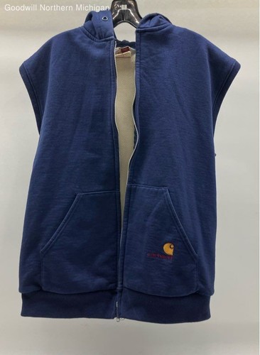 Men's CARHARTT Dark Sleeveless Hoodies - Size X-Large