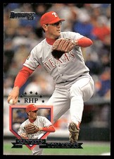 Tom Henke 1995 Donruss #473 Texas Rangers MLB READ FREE SHIPPING AutographDen