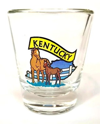 Kentucky Shotglass Foal Derby Horse Racing Equestrian Churchill Downs Louisville