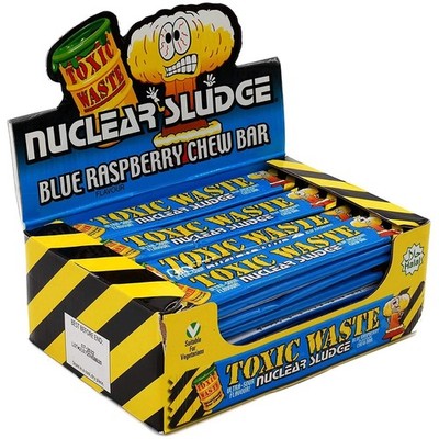 Toxic Waste Nuclear Sludge Chew Bar Blue Rasberry 50 x 20g Vorratspack