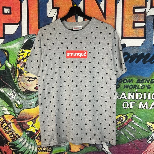 Tee shirt Supreme FW12 Comme Des Garçons à pois taille M