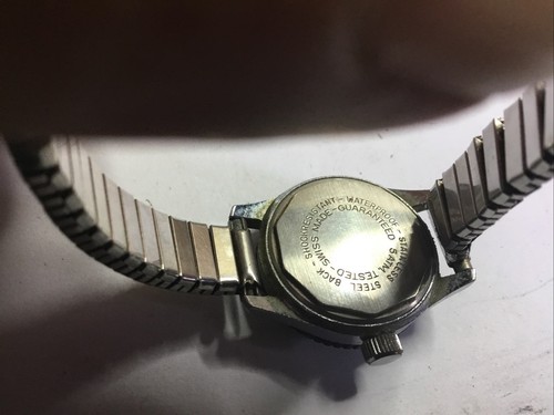 Swiss Lady Godive Watch Datomatic Divers Watch 17 Jewels Illuminated Hands 5 ATM - Picture 6 of 7