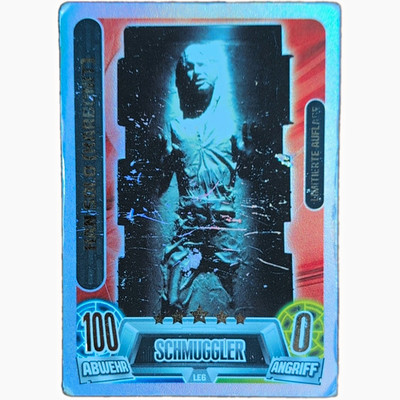 Topps Star Wars Force Attax Han Solo (Karbonit) Limitierte Auflage (+Free Cards)
