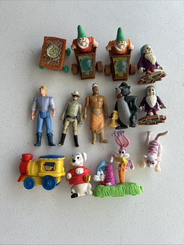 Vintage Toy Lot of 50+ 80s 90s MOTU McDonalds Princess Barbie Happy Meal Disney - Picture 5 of 9