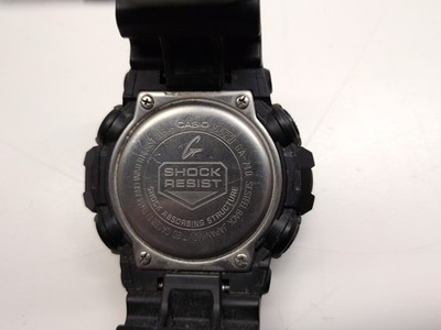 Casio G-Shock GA-710 Black Silver Analog Digital Mens Watch 5522